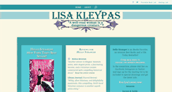 Desktop Screenshot of lisakleypas.com